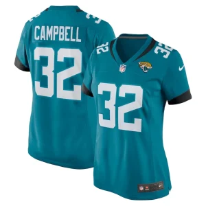 Tyson campbell jacksonville jaguars nike womens game jersey Teal