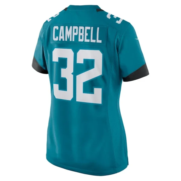 Tyson campbell jacksonville jaguars nike womens game jersey Teal L