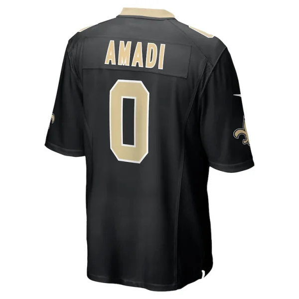 Ugo amadi new orleans saints nike team game jersey Black L