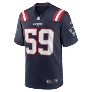 Vederian lowe new england patriots nike team game jersey Navy M