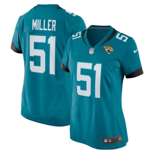 Ventrell miller jacksonville jaguars nike womens game jersey Teal