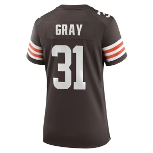 Vincent gray cleveland browns nike womens team game jersey Brown L