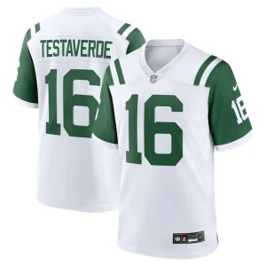 Vinny testaverde new york jets nike classic alternate retired player game jersey White