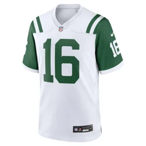 Vinny testaverde new york jets nike classic alternate retired player game jersey White M