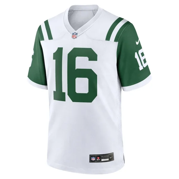 Vinny testaverde new york jets nike classic alternate retired player game jersey White M