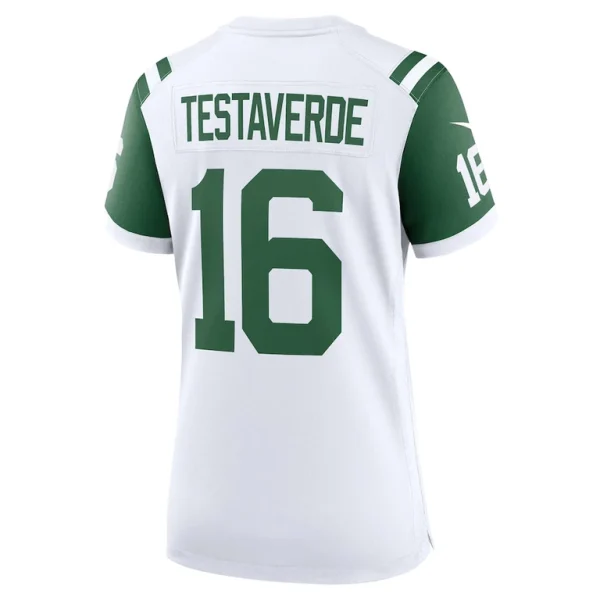 Vinny testaverde new york jets nike womens classic alternate retired player game jersey White L