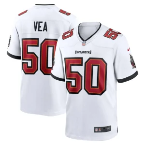Vita vea tampa bay buccaneers nike white game jersey White