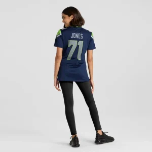 Walter jones seattle seahawks nike womens game retired player jersey College navy 2XL