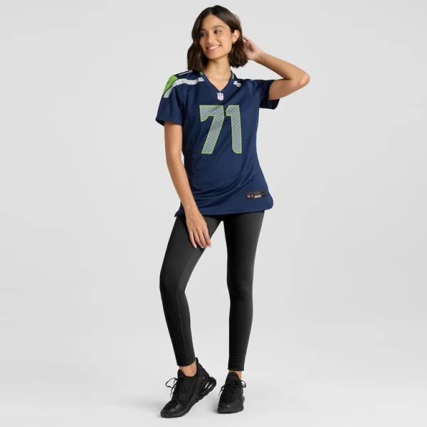 Walter jones seattle seahawks nike womens game retired player jersey College navy XL
