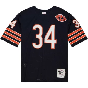 Walter payton chicago bears 1983 mitchell ness authentic throwback retired player jersey Navy 40