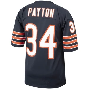 Walter payton chicago bears 1985 mitchell ness authentic throwback retired player jersey Navy 44