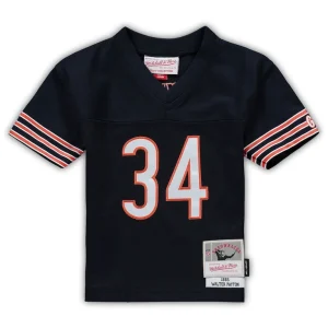 Walter payton chicago bears mitchell ness infant 1985 retired legacy jersey Navy 18 MO