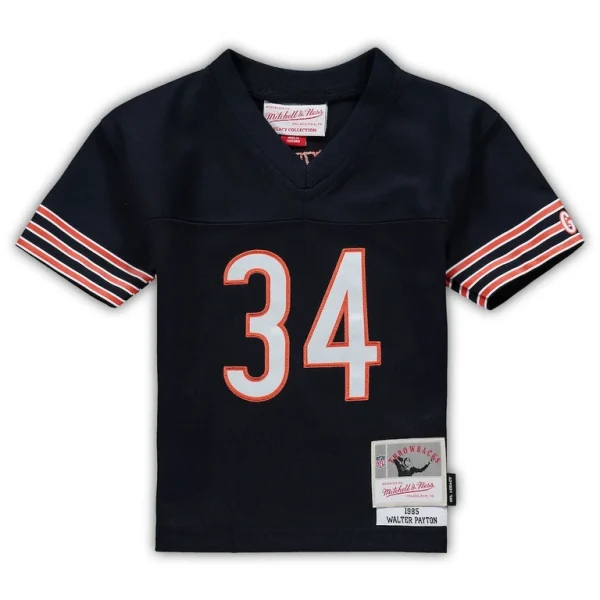 Walter payton chicago bears mitchell ness infant 1985 retired legacy jersey Navy 18 MO