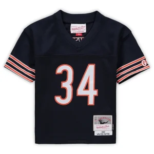 Walter payton chicago bears mitchell ness toddler 1985 retired legacy jersey Navy 3T