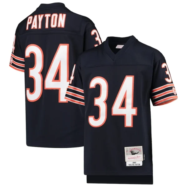 Walter payton chicago bears mitchell ness youth 1985 legacy retired player jersey Navy
