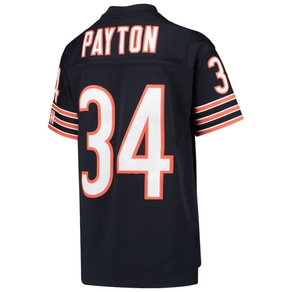 Walter payton chicago bears mitchell ness youth 1985 legacy retired player jersey Navy Yth L