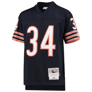 Walter payton chicago bears mitchell ness youth 1985 legacy retired player jersey Navy Yth M