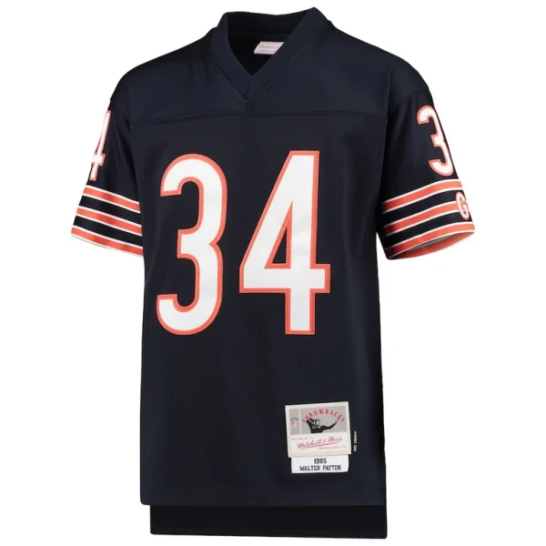 Walter payton chicago bears mitchell ness youth 1985 legacy retired player jersey Navy Yth M