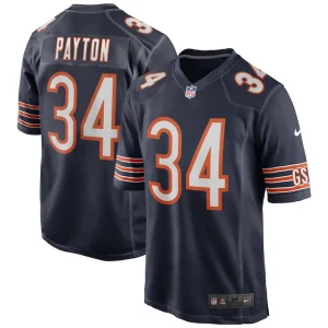Walter payton chicago bears nike game retired player jersey Navy