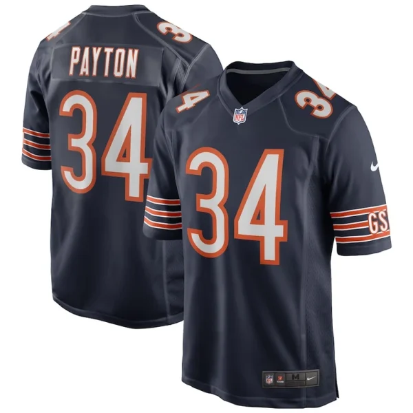Walter payton chicago bears nike game retired player jersey Navy