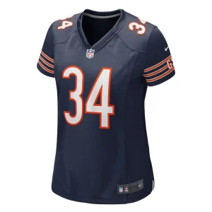 Walter payton chicago bears nike womens game retired player jersey Navy M