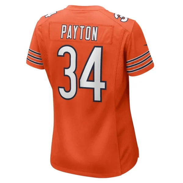 Walter payton chicago bears nike womens retired player jersey Orange L