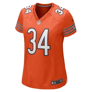 Walter payton chicago bears nike womens retired player jersey Orange M