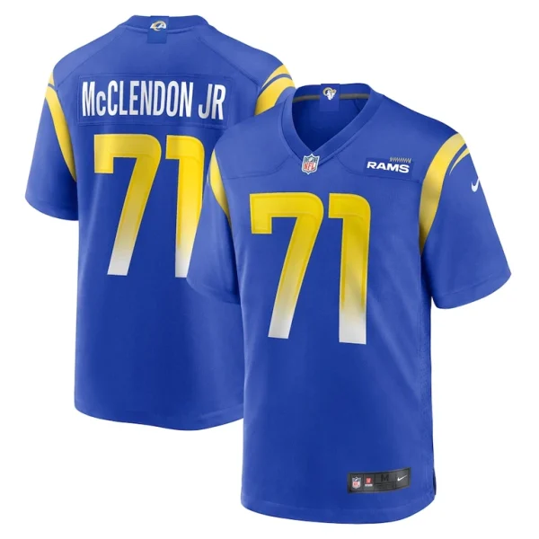 Warren mcclendon jr. los angeles rams nike team game jersey Royal