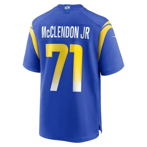 Warren mcclendon jr. los angeles rams nike team game jersey Royal L