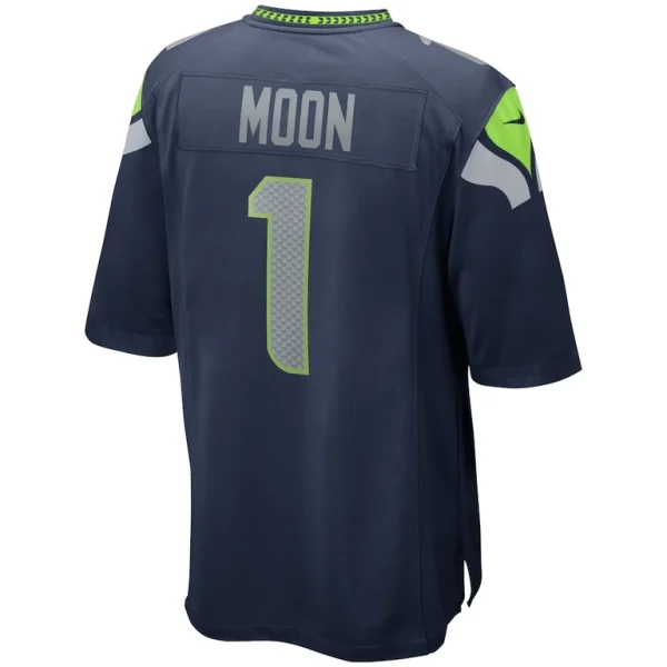 Warren moon seattle seahawks nike game retired player jersey College navy L