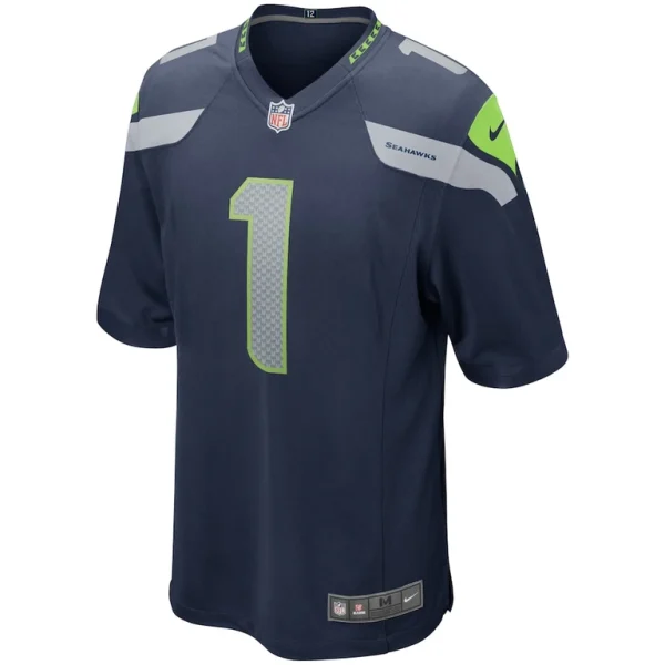 Warren moon seattle seahawks nike game retired player jersey College navy M
