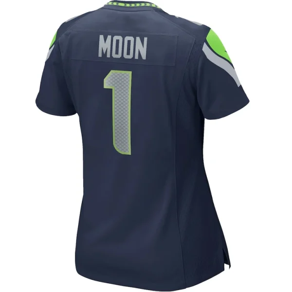 Warren moon seattle seahawks nike womens game retired player jersey College navy L