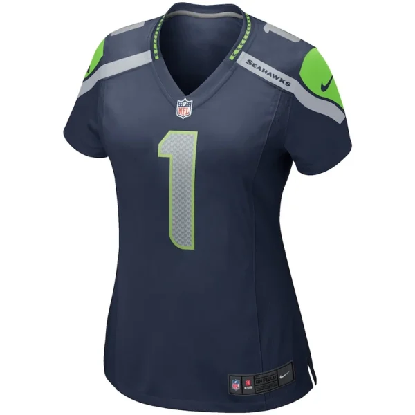 Warren moon seattle seahawks nike womens game retired player jersey College navy M