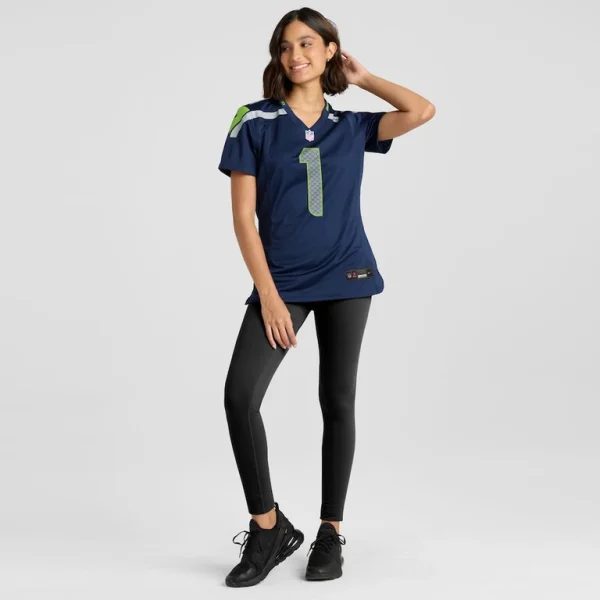 Warren moon seattle seahawks nike womens game retired player jersey College navy XL
