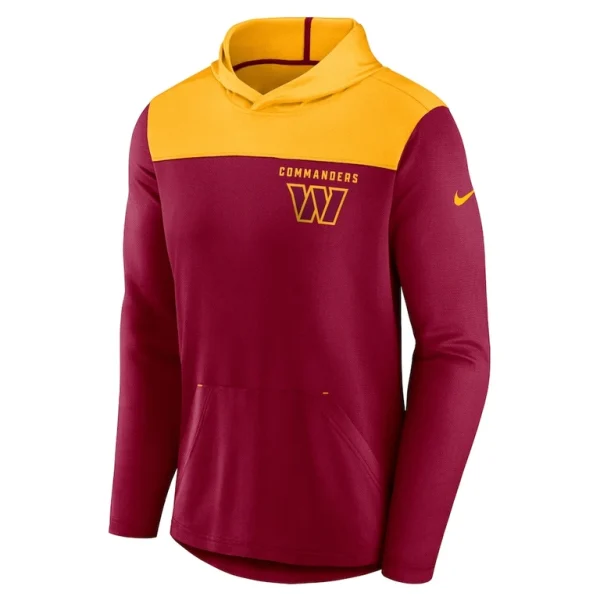 Washington commanders nike fan gear pullover hoodie Burgundy M