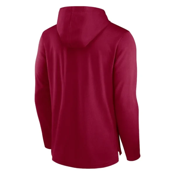 Washington commanders nike lightweight performance hooded long sleeve t shirt Burgundy L