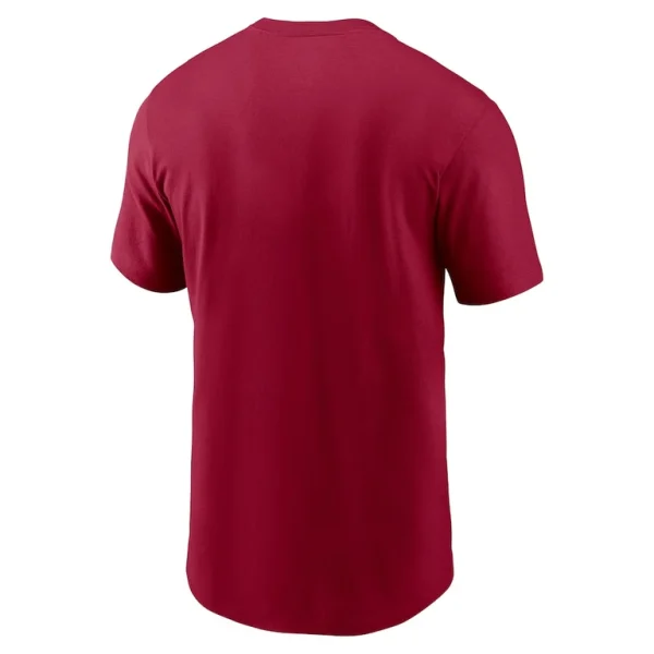 Washington commanders nike primetime wordmark essential t shirt Burgundy L