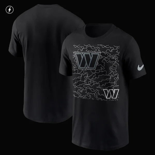 Washington commanders nike rflctv t shirt Black M