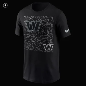 Washington commanders nike rflctv t shirt Black XL
