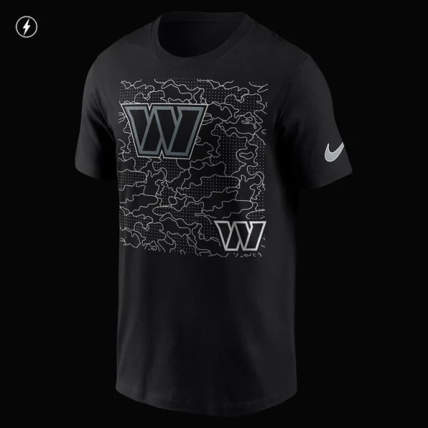 Washington commanders nike rflctv t shirt Black XL