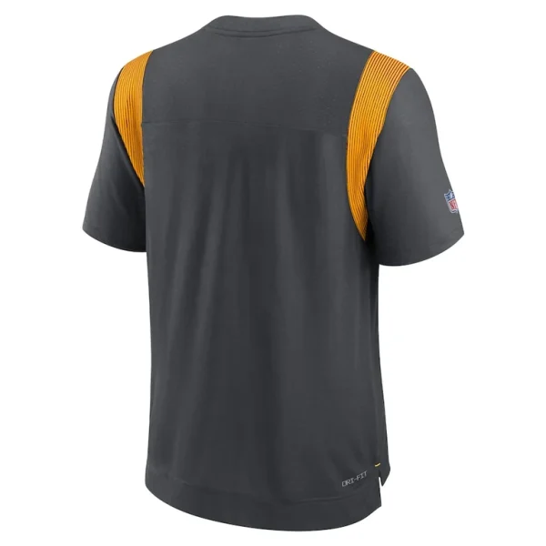 Washington commanders nike sideline tonal logo performance player t shirt Charcoal L