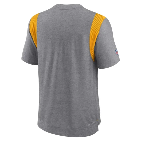 Washington commanders nike sideline tonal logo performance player t shirt Charcoal L
