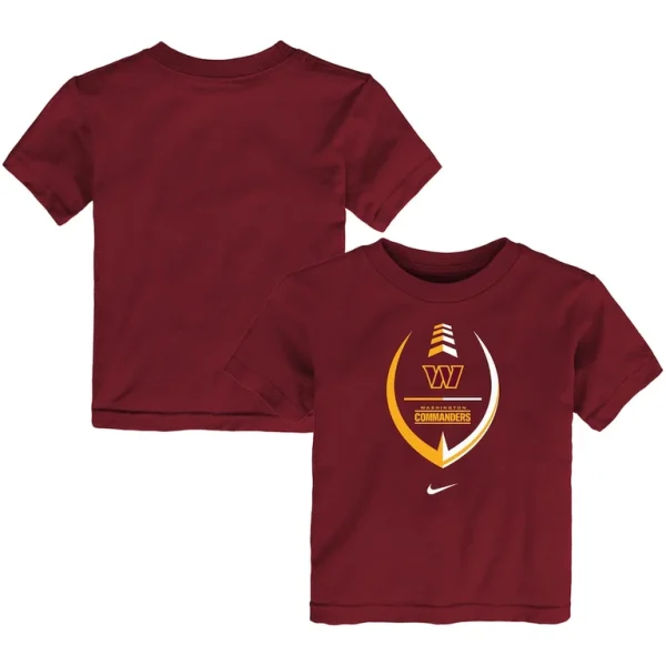 Washington commanders nike toddler football wordmark t shirt Burgundy