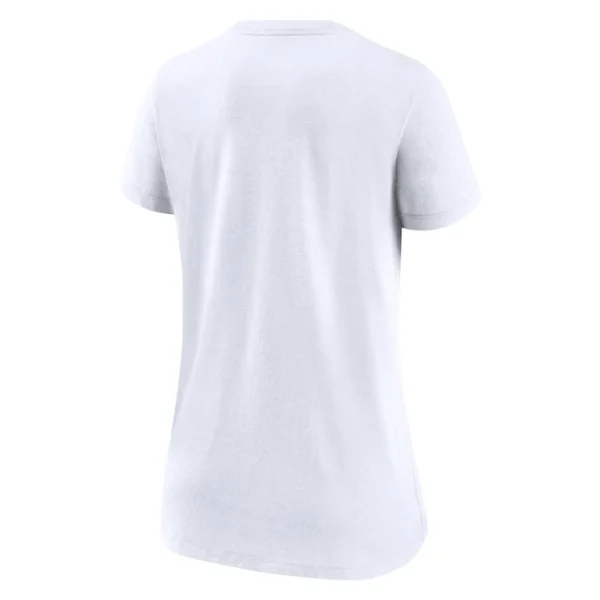 Washington commanders nike womens hometown collection tri blend v neck t shirt White L