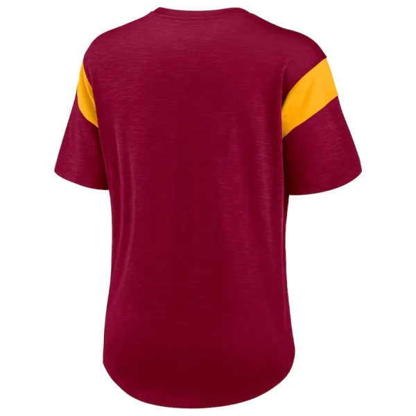 Washington commanders nike womens primary logo fashion top Burgundy M