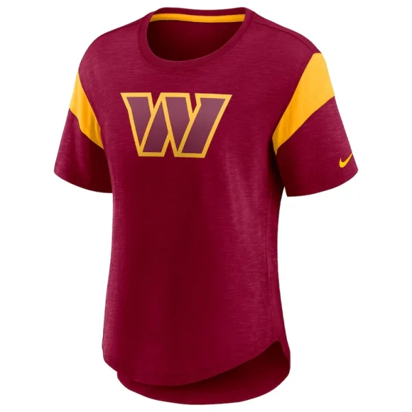 Washington commanders nike womens primary logo fashion top Burgundy S