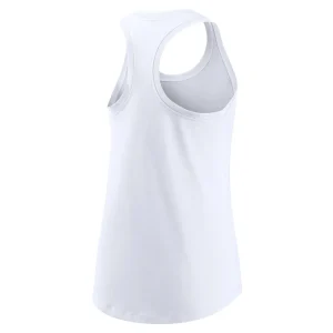 Washington commanders nike womens tri blend scoop neck racerback tank top White M