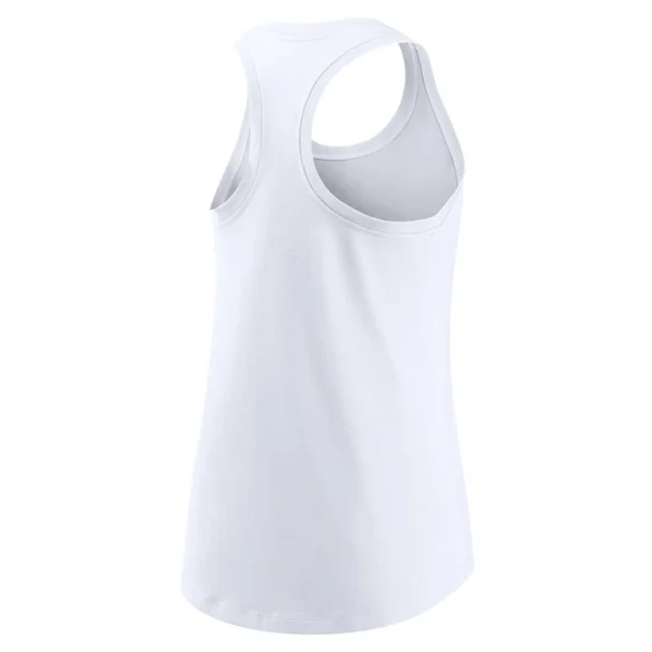 Washington commanders nike womens tri blend scoop neck racerback tank top White M