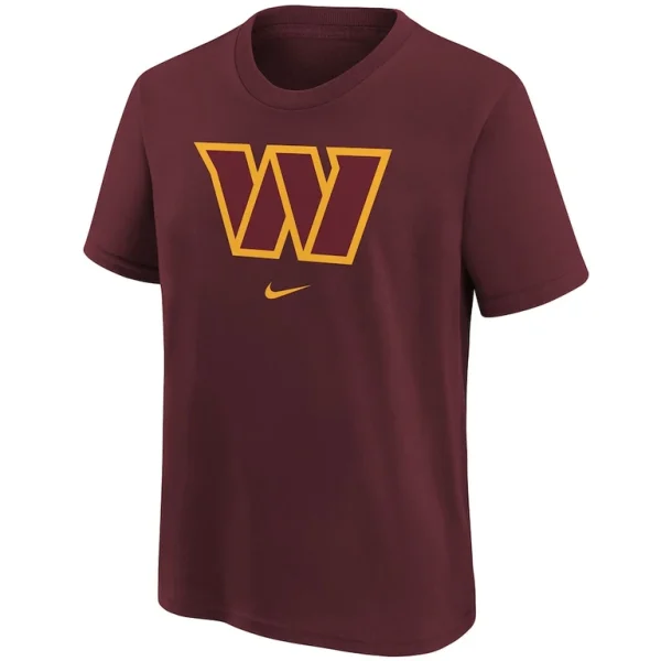 Washington commanders nike youth team logo t shirt Burgundy Yth M