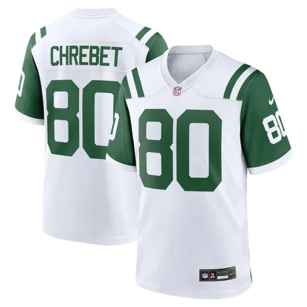 Wayne chrebet new york jets nike classic alternate retired player game jersey White